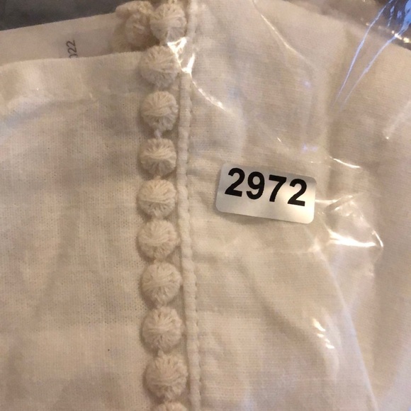 Marine Layer Stella Tank Top Lace Trim Square Neck Sleeveless Crop White NWT L - Picture 6 of 6